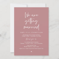 We are getting married, Elopement Dinner Dancing