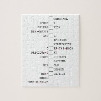 We Are Having A Baby - Fun Pregnancy Announcement Jigsaw Puzzle