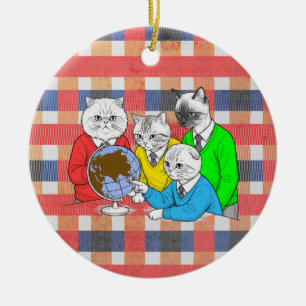 we are here ceramic ornament