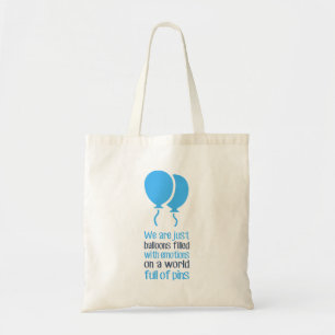 We are just balloons tote bag