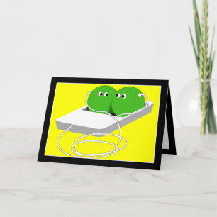 We Are Like Two Peas In A Pod Card