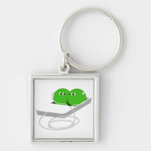We Are Like Two Peas In A Pod Key Ring