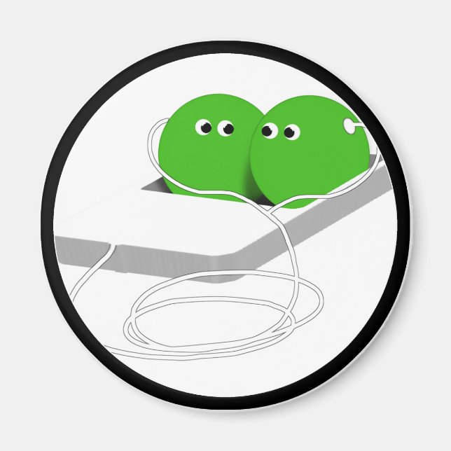 We Are Like Two Peas In A Pod Magnet (Front)