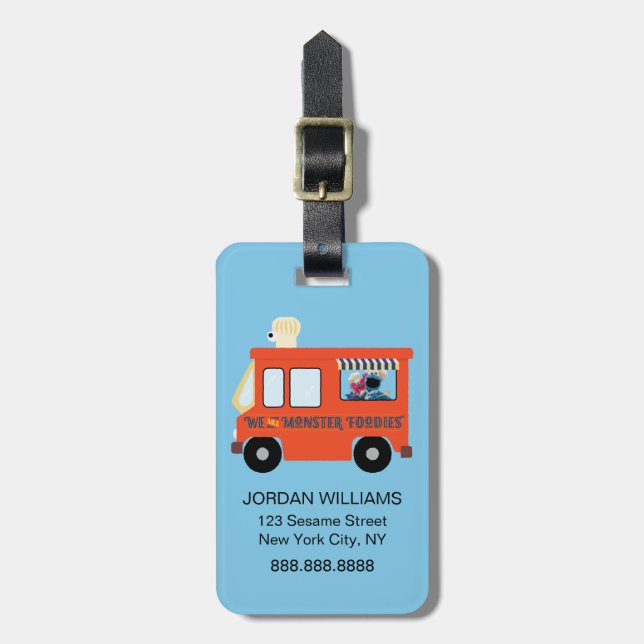 We Are Monster Foodies Luggage Tag (Front Vertical)