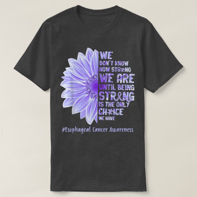 We Are Motivation Esophageal Cancer Awareness  T-Shirt (Design Front)
