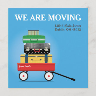 We Are Moving - Editable Moving Announcement Card