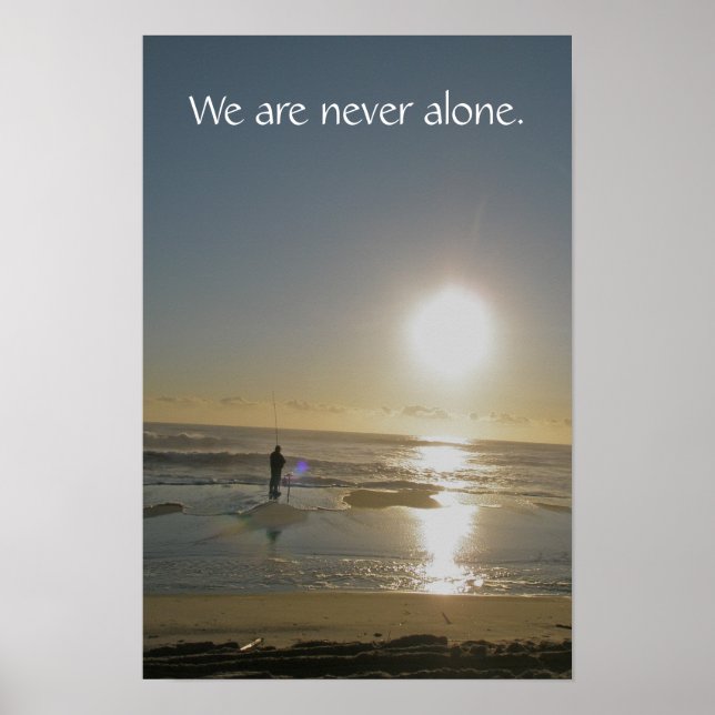 We are never alone. Poster (Front)