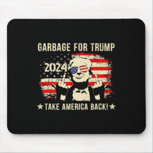 We Are Not Garbyge Votetrump 2025 Trump Supporter Mouse Pad