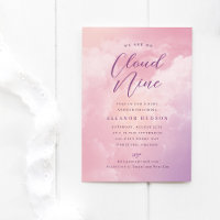 We are on Cloud Nine Dreamy Pastel Sky Baby Shower