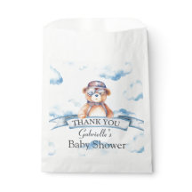 We are on Cloud Nine Vintage Boy Bear Baby shower 