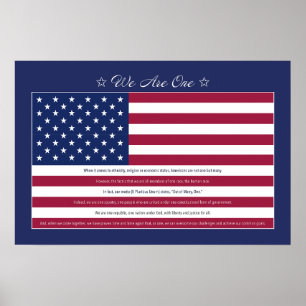 We Are One Poster