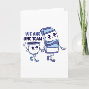 We are one Team Card