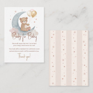 We Are Over The Moon Teddy Bear Books For Baby Card