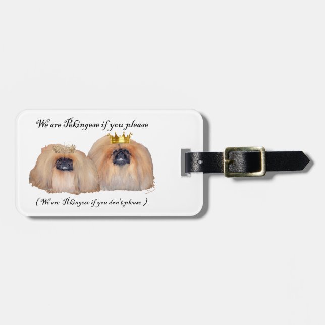 We are Pekingese Luggage Tag (Front Horizontal)