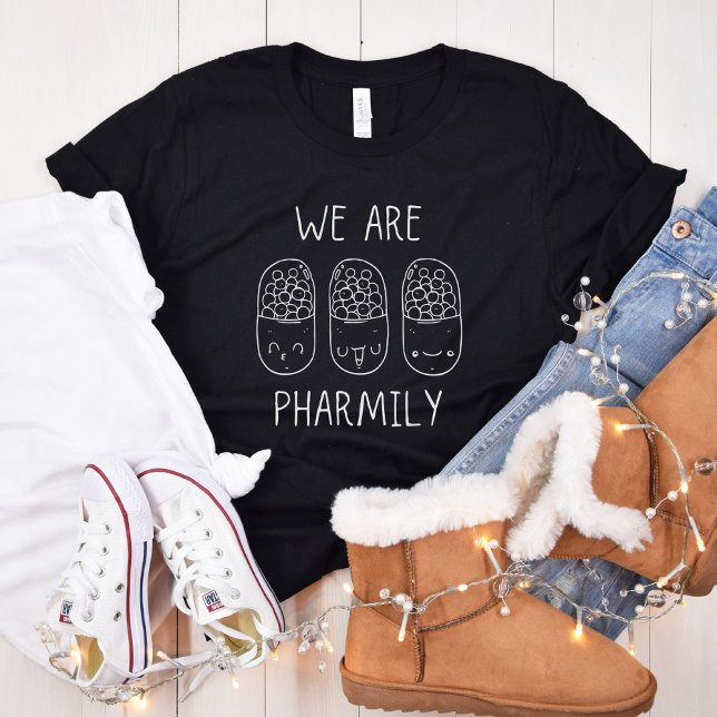 We Are Pharmily | Funny Pharmacy Day | Technician T-Shirt (Creator Uploaded)