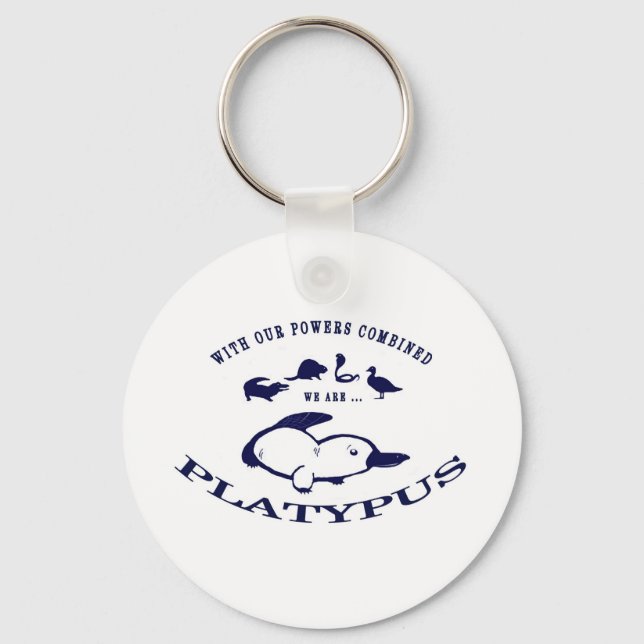 We are Platypus Key Ring (Front)