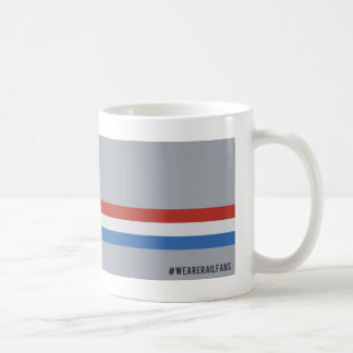 We Are Railfans silver mug