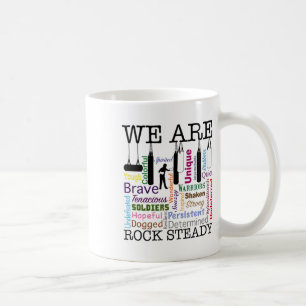 We Are Rock Steady Women's Boxing Word Art Coffee Mug