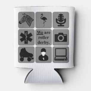 We Are Roller Derby Can Cooler