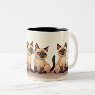 We Are Siamese Two-Tone Coffee Mug