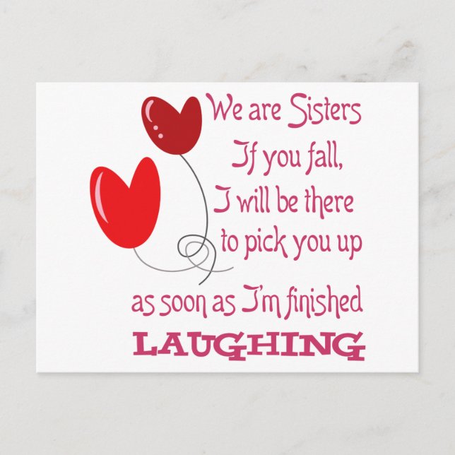 We are Sisters Postcard (Front)