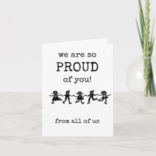 We Are So Proud of You, Congrats, Achievement Card