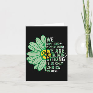 We Are Strong- Bile Duct Cancer Awareness Supporte Card