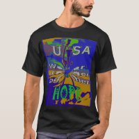 We are stronger together funny USA Hope pattern de