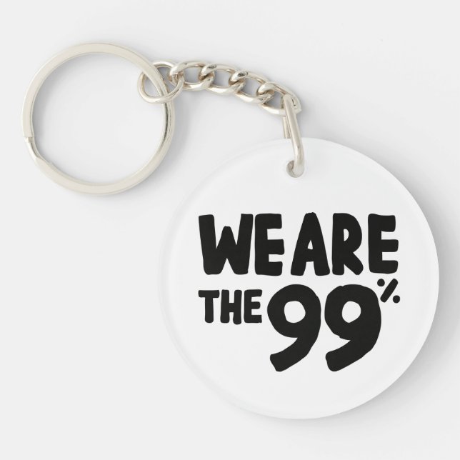 We Are the 99% Key Ring (Front)