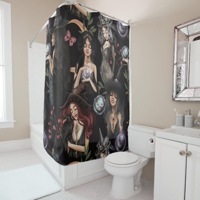 We Are the Daughters of Witches You Could Not Burn Shower Curtain (In Situ)