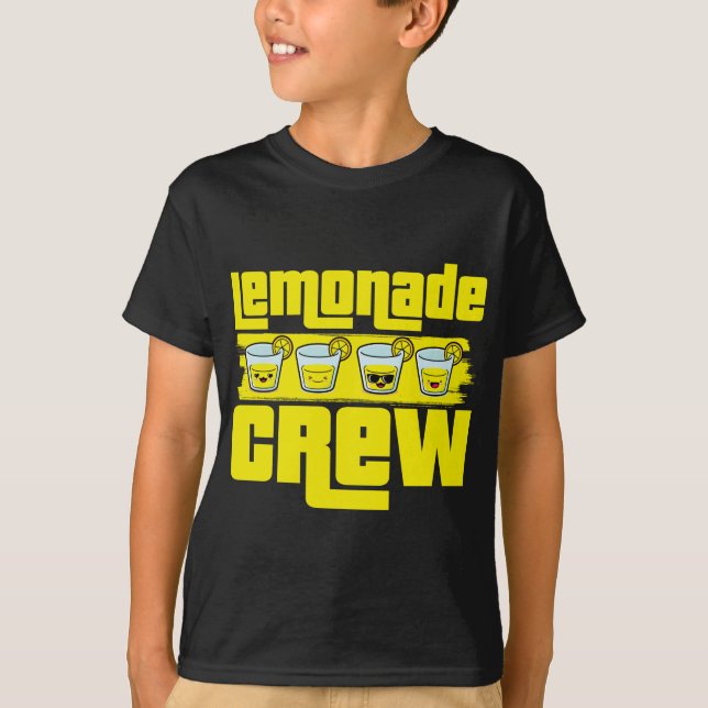 We Are The Lemonade Crew Citrus Fruit Lemon T-Shirt (Front)