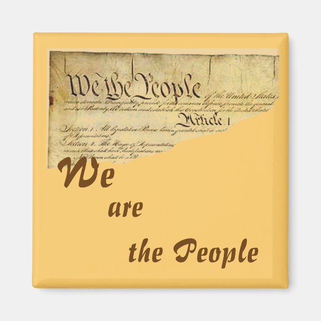WE are the People magnet (Front)