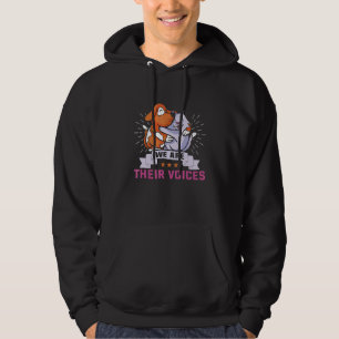 We Are Their Voices Dog Rescue Animal Rights Hoodie