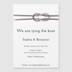 We Are Tying The Knot - Reserve the Date