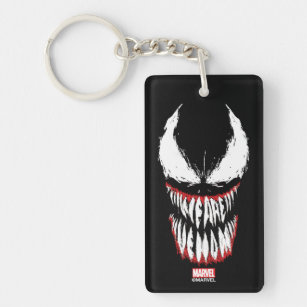 We Are Venom Fang Typography Key Ring