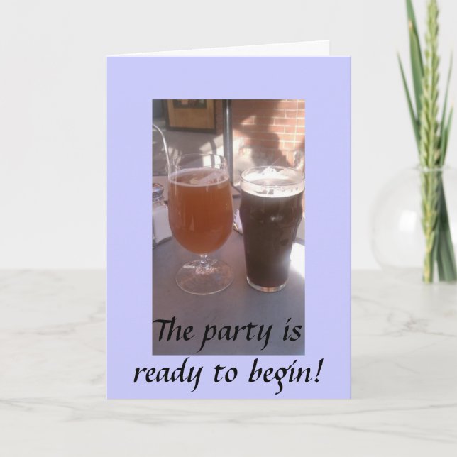 WE ARE WAITING FOR YOU TO PARTY CARD (Front)