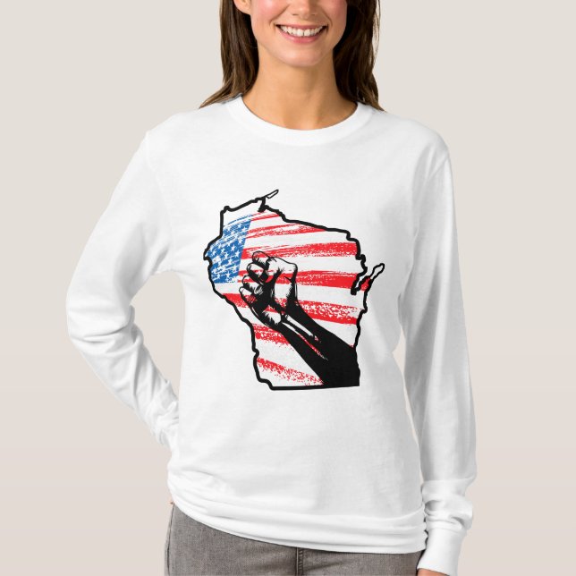 We are Wisconsin T-Shirt (Front)