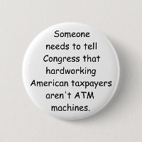 We Aren't ATMs button