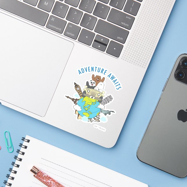 We Bare Bears - Adventure Awaits (Laptop w/ iPhone)