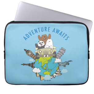 We Bare Bears - Adventure Awaits Laptop Sleeve