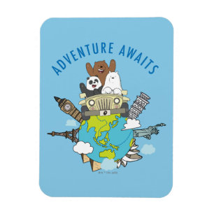 We Bare Bears - Adventure Awaits Magnet