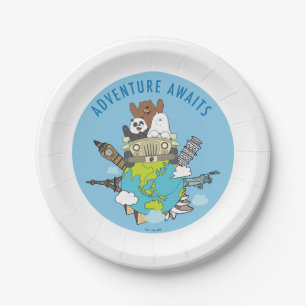 We Bare Bears - Adventure Awaits Paper Plate