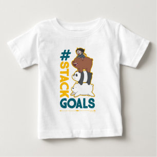 We Bare Bears and Chloe - #StackGoals Baby T-Shirt