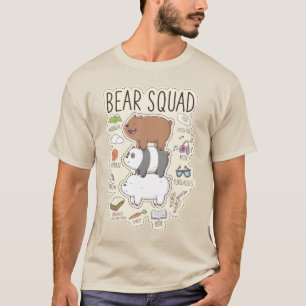 We Bare Bears - Bear Squad Journal Graphic T-Shirt