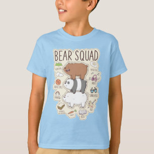 We Bare Bears - Bear Squad Journal Graphic T-Shirt