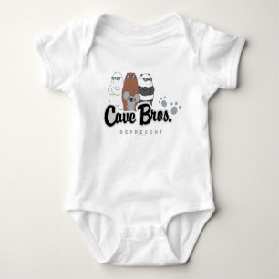 We Bare Bears - Cave Bros. Represent Baby Bodysuit