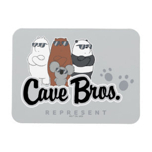 We Bare Bears - Cave Bros. Represent Magnet