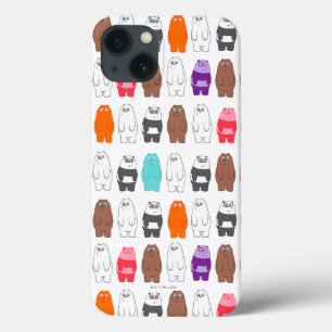 We Bare Bears Colorful Bear Pattern iPhone 13 Case