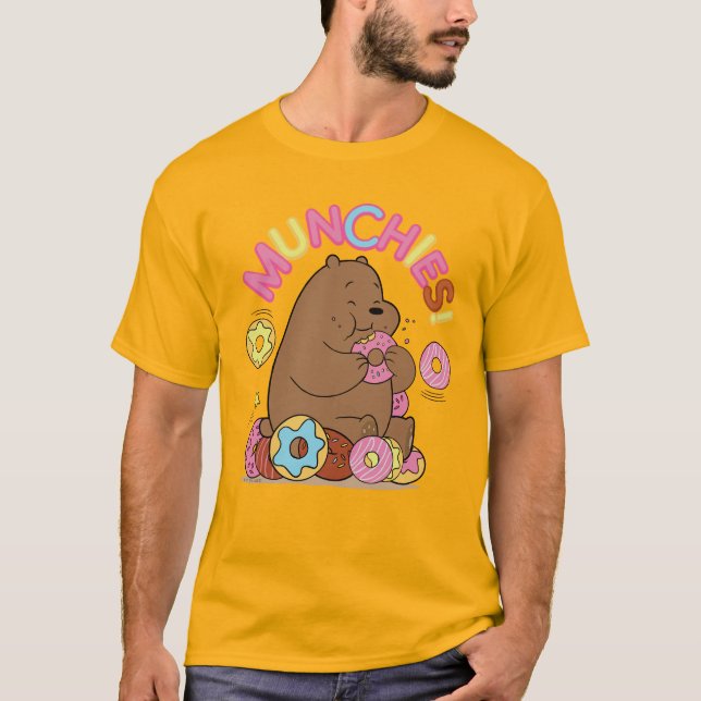 We Bare Bears - Grizz Donut Munchies! T-Shirt (Front)