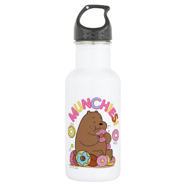We Bare Bears - Grizz Doughnut Munchies! 532 Ml Water Bottle (Front)